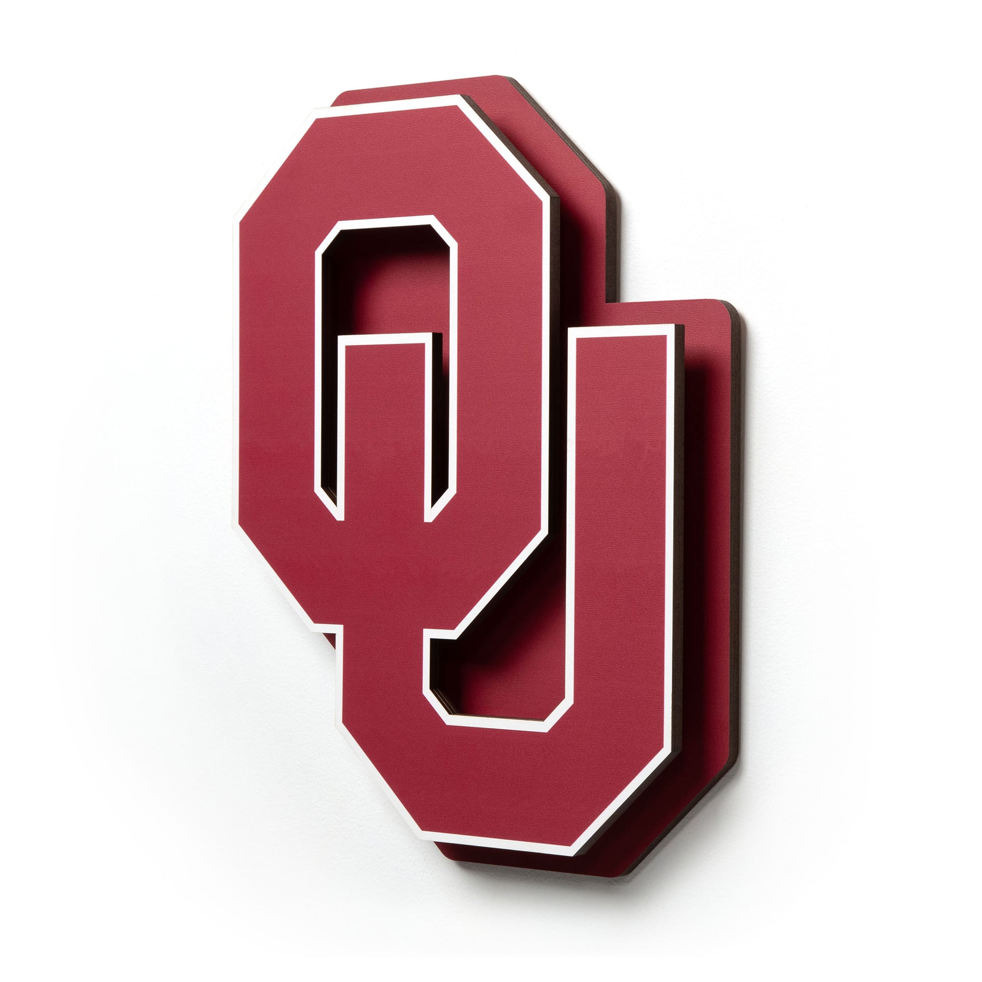 IDNA Oklahoma Sooners 14" 3DX Logo Die Cut Wall Art