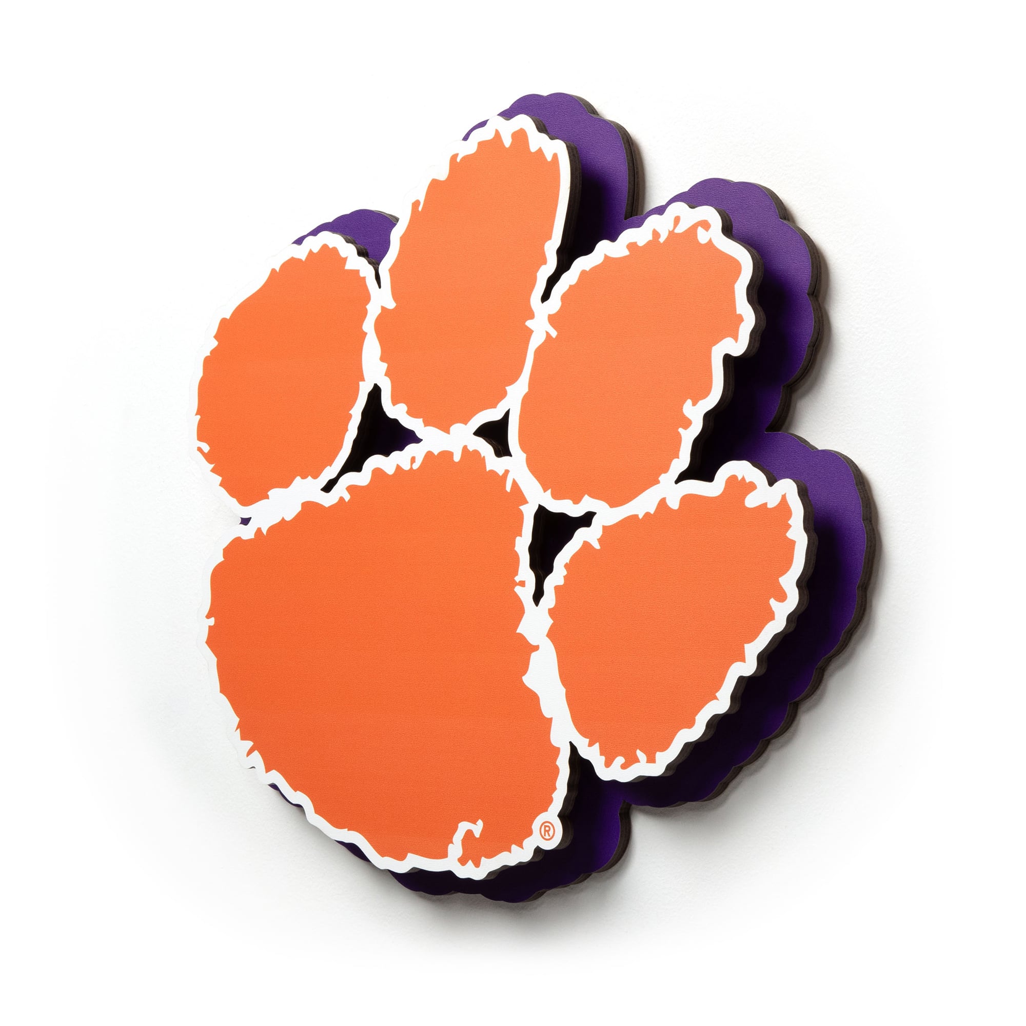 IDNA Clemson Tigers 14" 3DX Logo Die Cut Wall Art