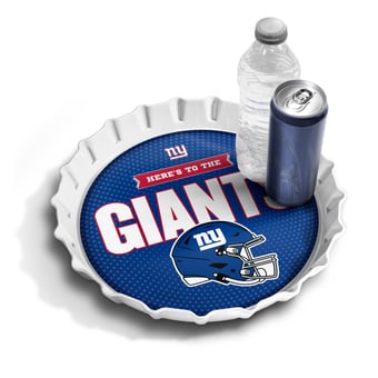 IDNA New York Giants 13" Bottle Cap Serving Tray
