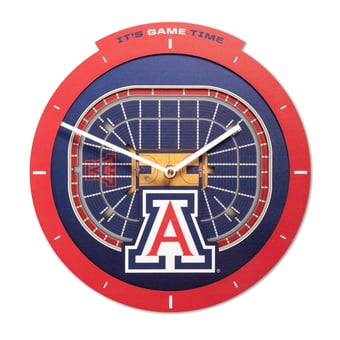 IDNA Arizona Wildcats StadiumView 3D Wall Clock