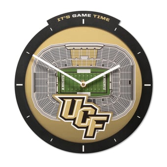 IDNA UCF Knights StadiumView 3D Wall Clock