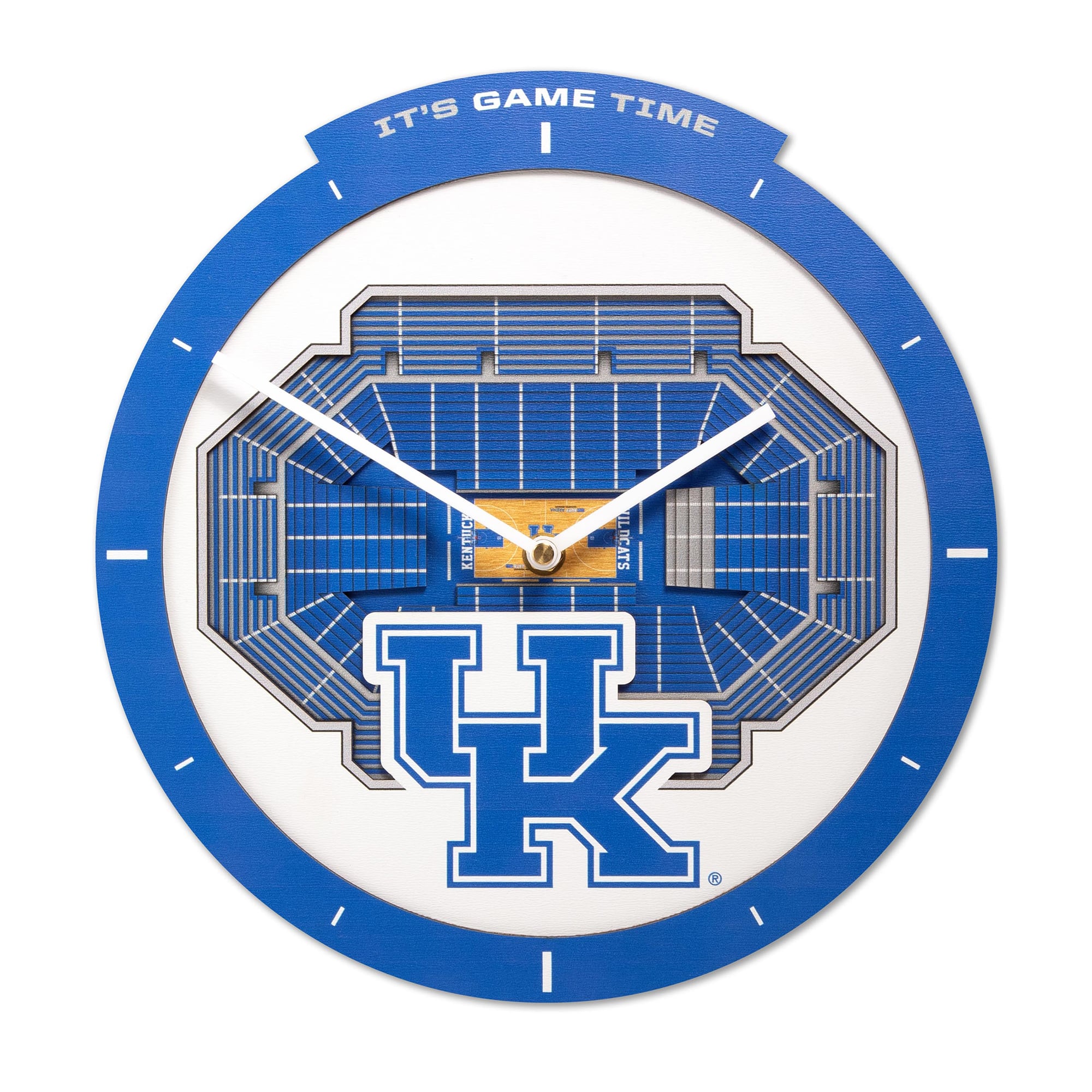 IDNA Kentucky Wildcats StadiumView 3D Wall Clock