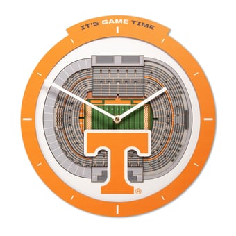 IDNA Tennessee Volunteers StadiumView 3D Wall Clock