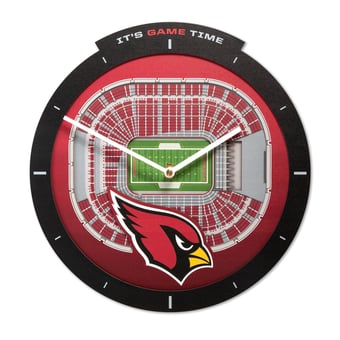 IDNA Arizona Cardinals StadiumView 3D Wall Clock