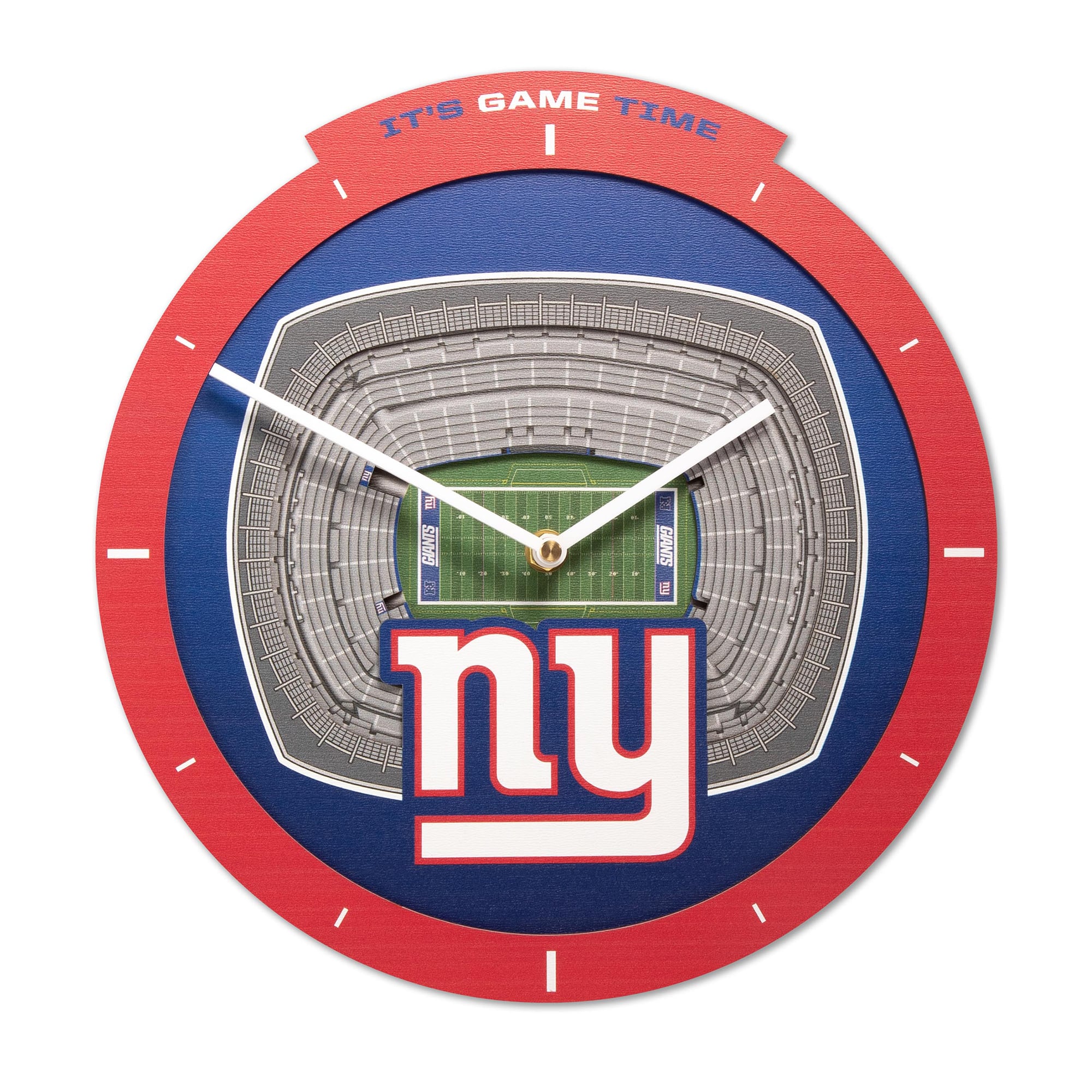 IDNA New York Giants StadiumView 3D Wall Clock