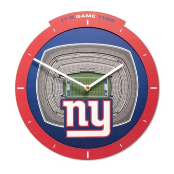 IDNA New York Giants StadiumView 3D Wall Clock