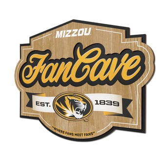 IDNA Missouri Tigers 12.5" x 17" Fan Cave Sign