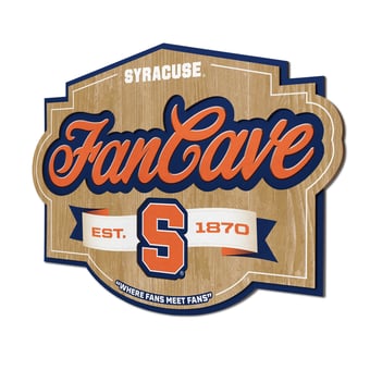 Fanpoint Syracuse Orange 12.5" x 17" Fan Cave Sign