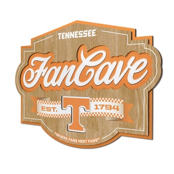 IDNA Tennessee Volunteers 12.5" x 17" Fan Cave Sign