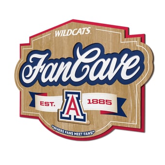 IDNA Arizona Wildcats 12.5" x 17" Fan Cave Sign