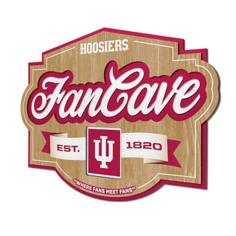 IDNA Indiana Hoosiers 12.5" x 17" Fan Cave Sign