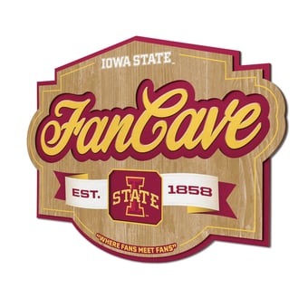 IDNA Iowa State Cyclones 12.5" x 17" Fan Cave Sign