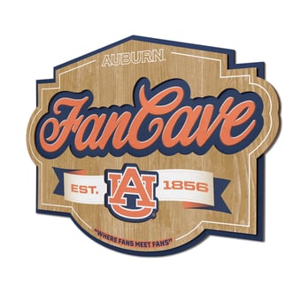 IDNA Auburn Tigers 12.5" x 17" Fan Cave Sign