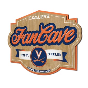Fanpoint Virginia Cavaliers 12.5" x 17" Fan Cave Sign