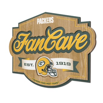 IDNA Green Bay Packers 12.5" x 17" Fan Cave Sign