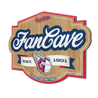 IDNA Cleveland Guardians 12.5" x 17" Fan Cave Sign