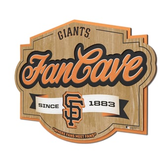 Fanpoint San Francisco Giants 12.5" x 17" Fan Cave Sign