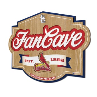 IDNA St. Louis Cardinals 12.5" x 17" Fan Cave Sign