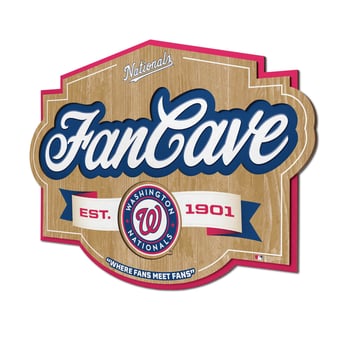 IDNA Washington Nationals 12.5" x 17" Fan Cave Sign