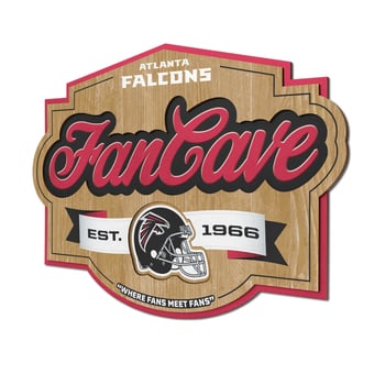 IDNA Atlanta Falcons 12.5" x 17" Fan Cave Sign