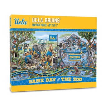 IDNA UCLA Bruins 10.5" x 28" Game Day at the Zoo 500-Piece Puzzle