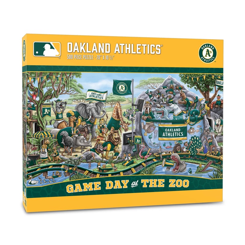 IDNA Athletics 10.5" x 28" Game Day at the Zoo 500-Piece Puzzle
