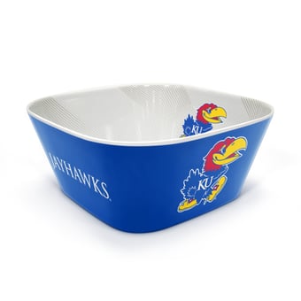 Fanpoint Kansas Jayhawks Large Party Bowl