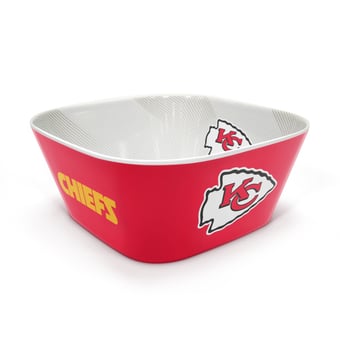 Fanpoint Kansas City Chiefs Large Party Bowl
