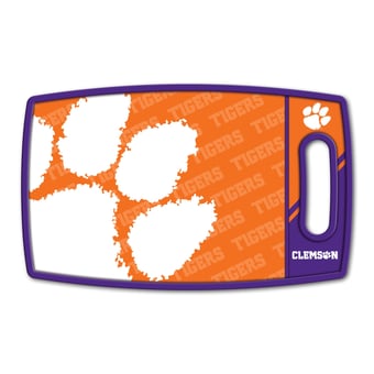 Fanpoint Clemson Tigers Logo Series Cutting Board