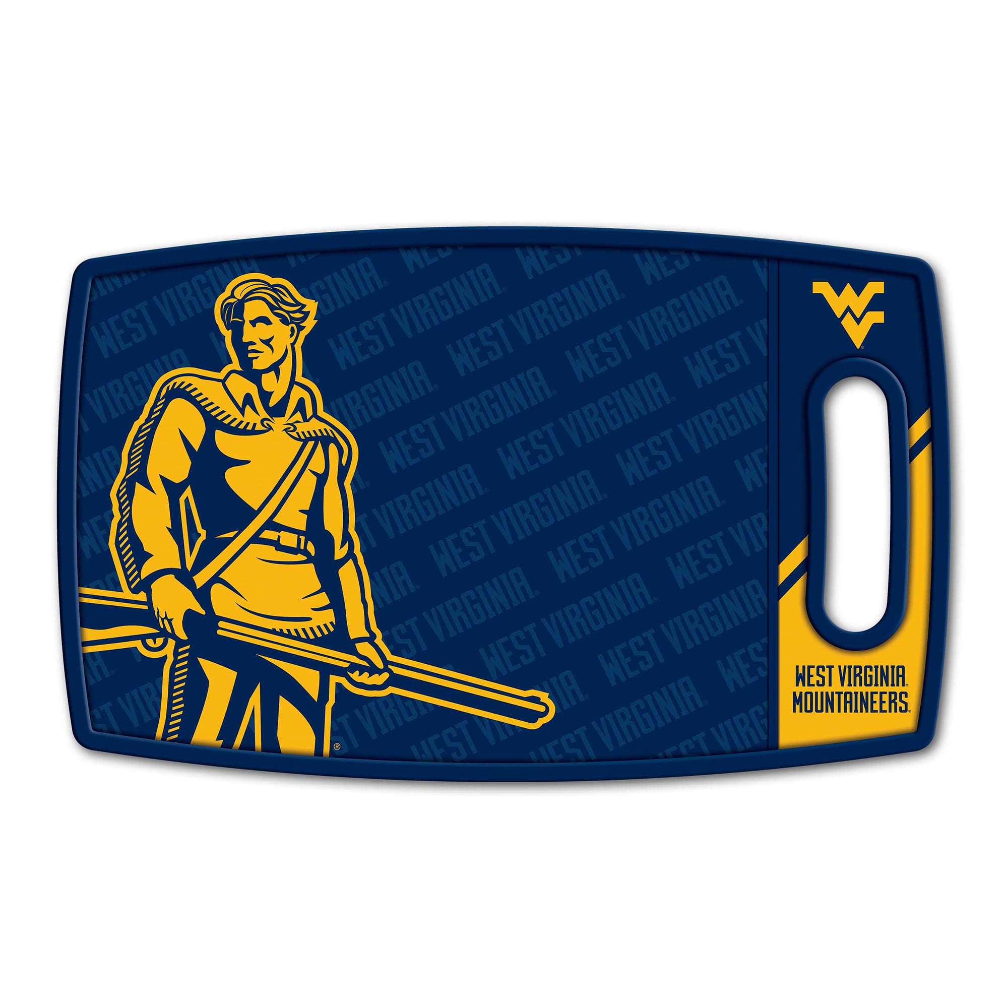 IDNA West Virginia Mountaineers Logo Series Cutting Board