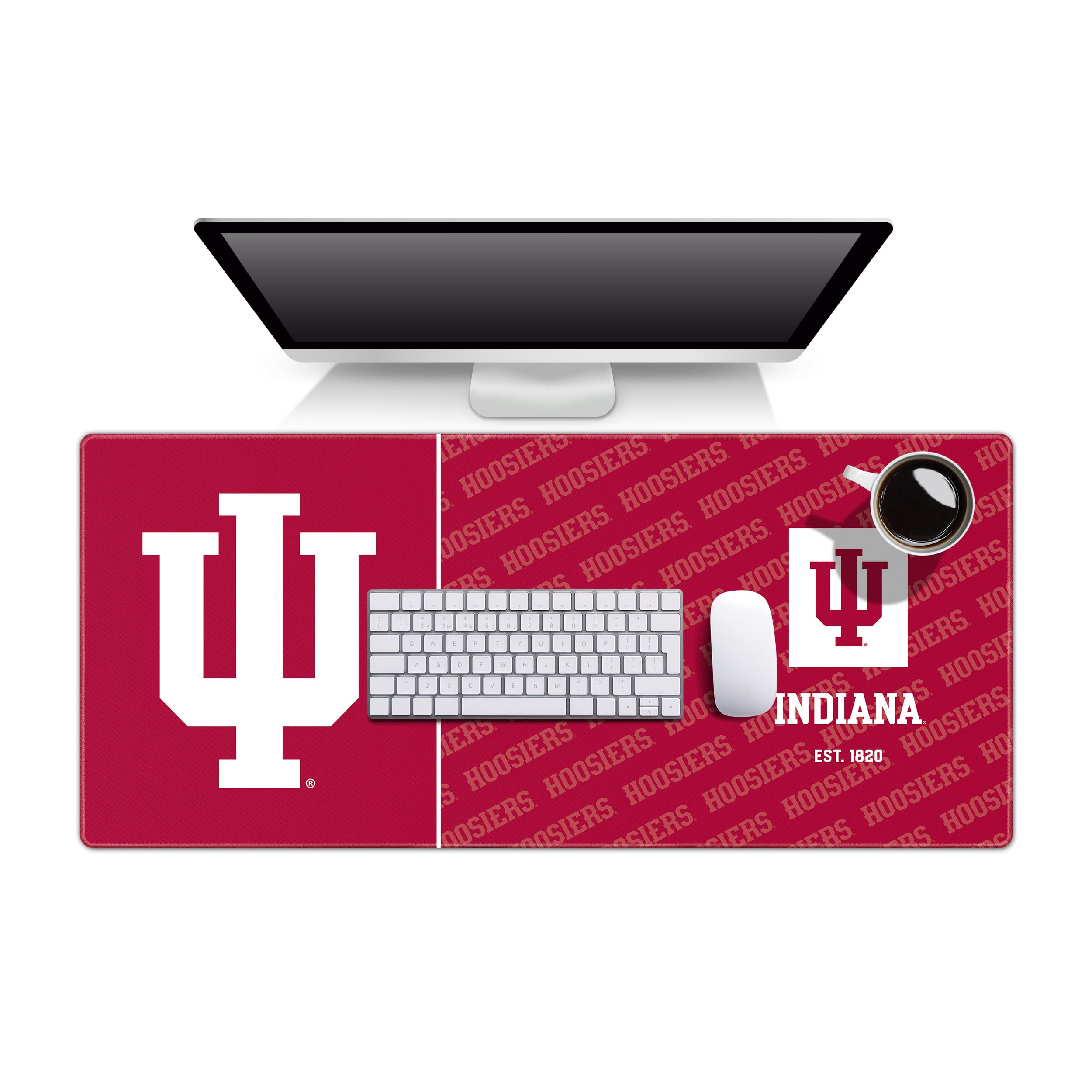 IDNA Indiana Hoosiers 15.7" x 35.4" Logo Series Desk Pad