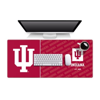 IDNA Indiana Hoosiers 15.7" x 35.4" Logo Series Desk Pad