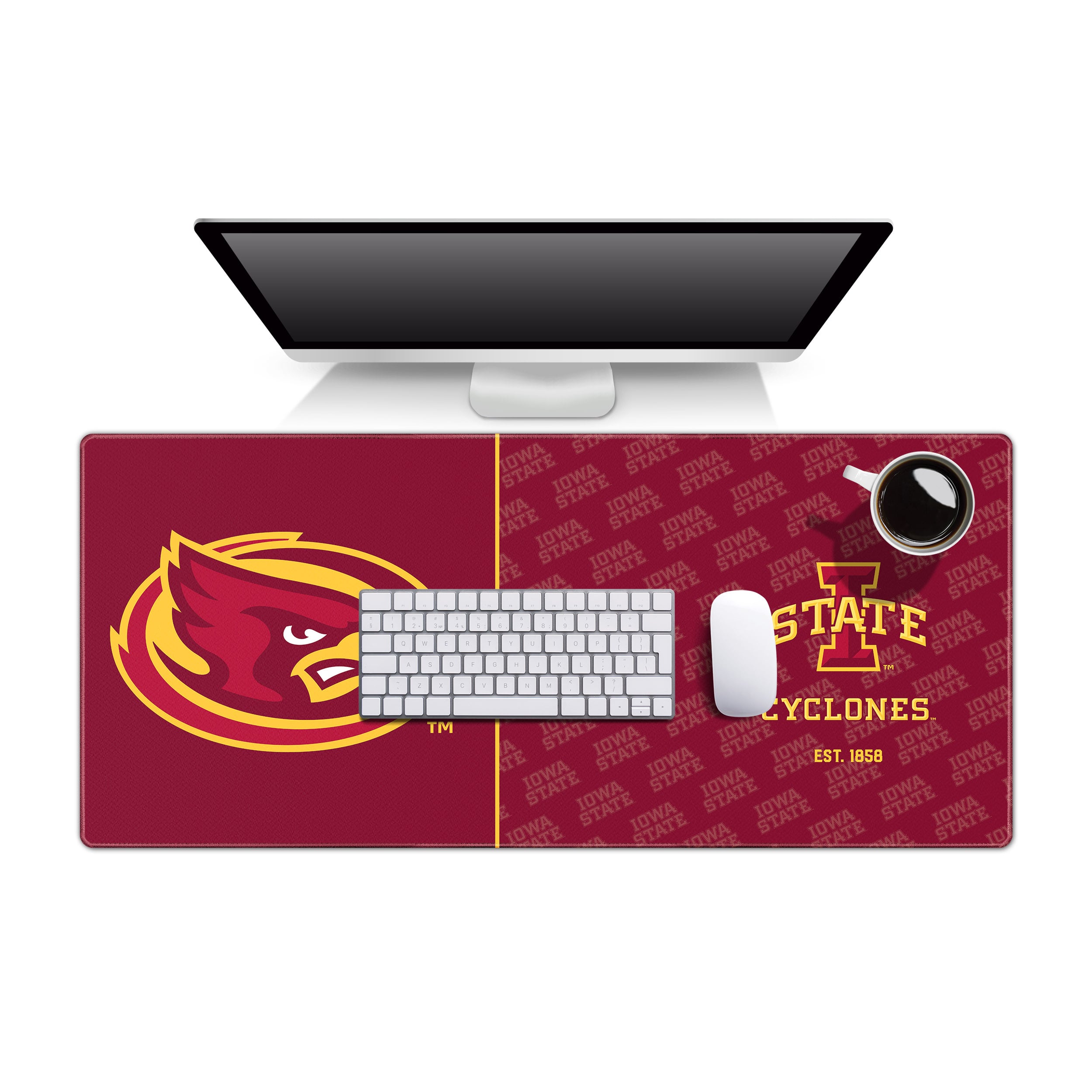 IDNA Iowa State Cyclones 15.7" x 35.4" Logo Series Desk Pad