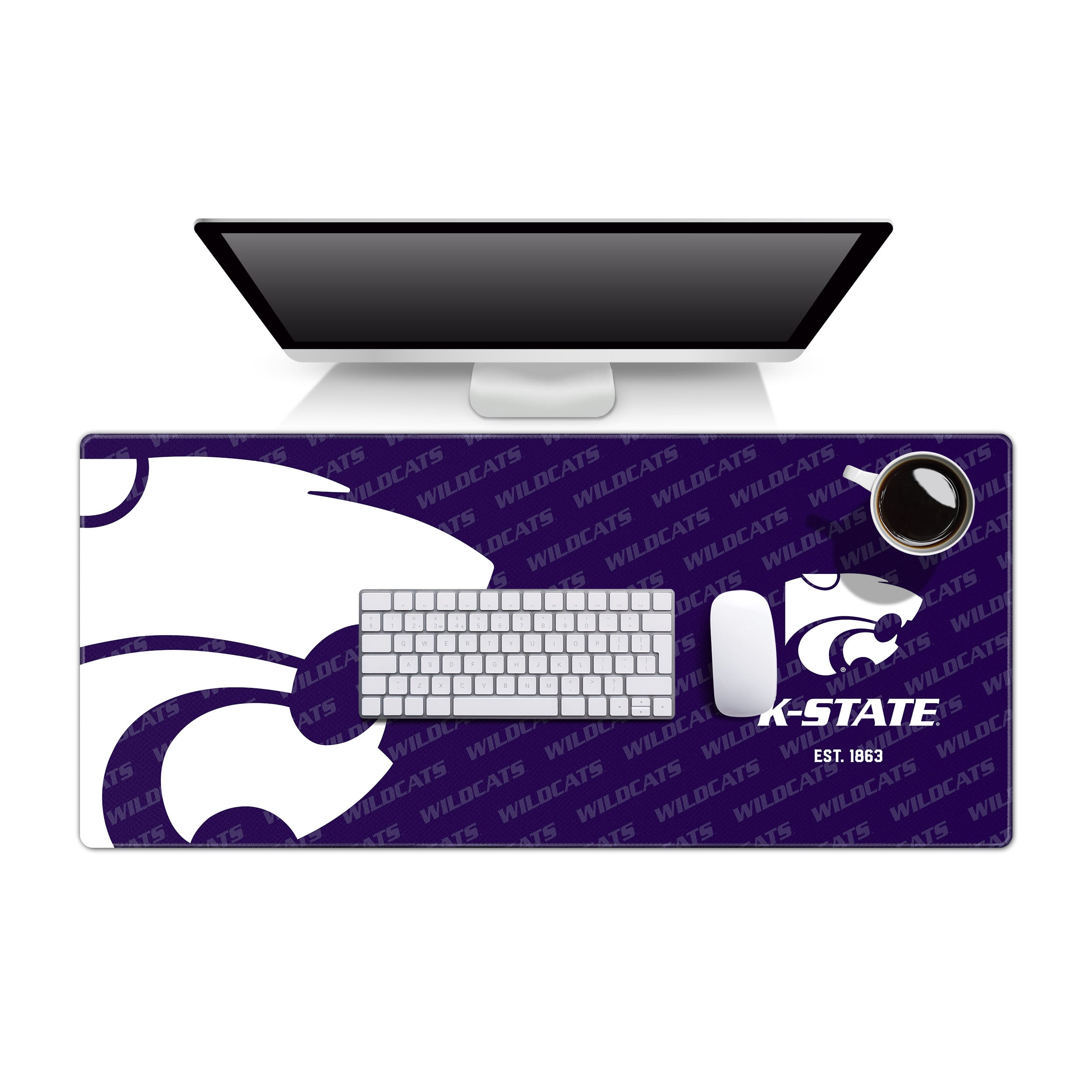 IDNA Kansas State Wildcats 15.7" x 35.4" Logo Series Desk Pad