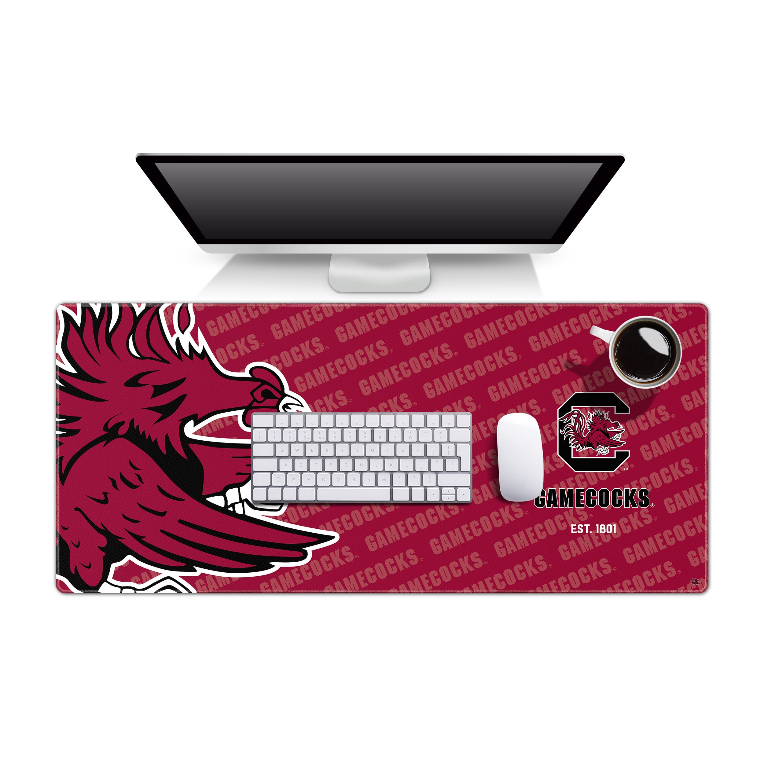 IDNA South Carolina Gamecocks 15.7" x 35.4" Logo Series Desk Pad