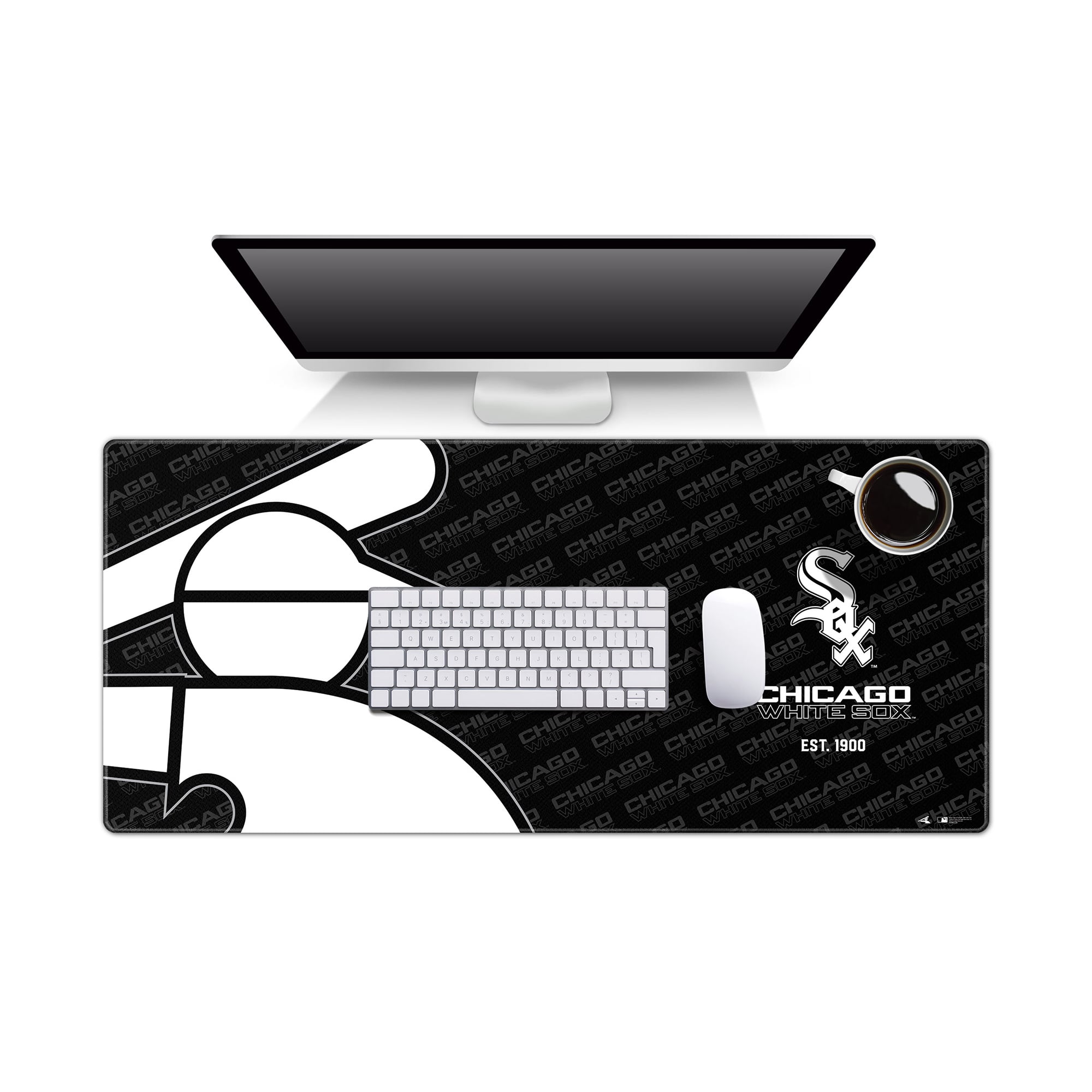 IDNA Chicago White Sox 15.7" x 35.4" Logo Series Desk Pad