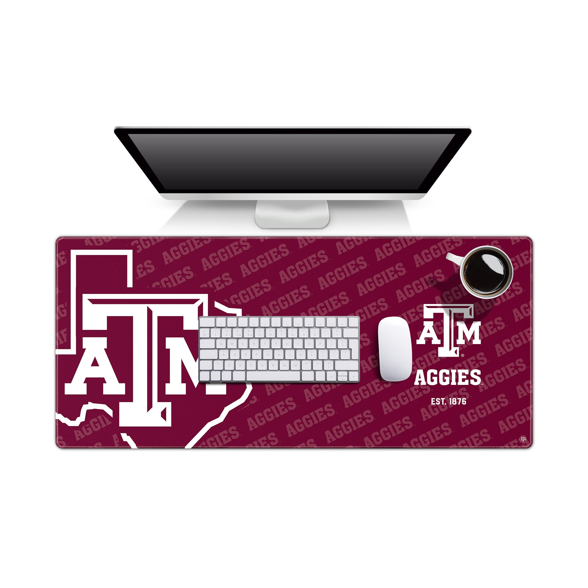 IDNA Texas A&M Aggies 15.7" x 35.4" Logo Series Desk Pad
