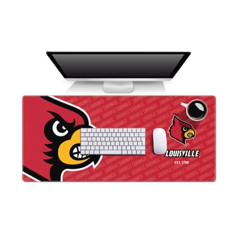 IDNA Louisville Cardinals 15.7" x 35.4" Logo Series Desk Pad