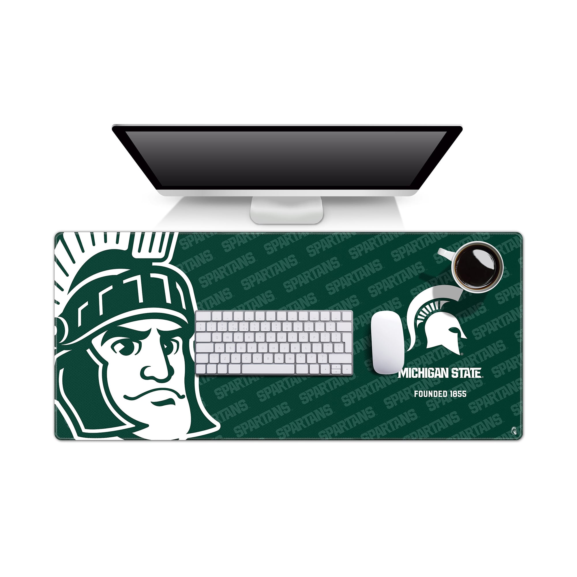 IDNA Michigan State Spartans 15.7" x 35.4" Logo Series Desk Pad