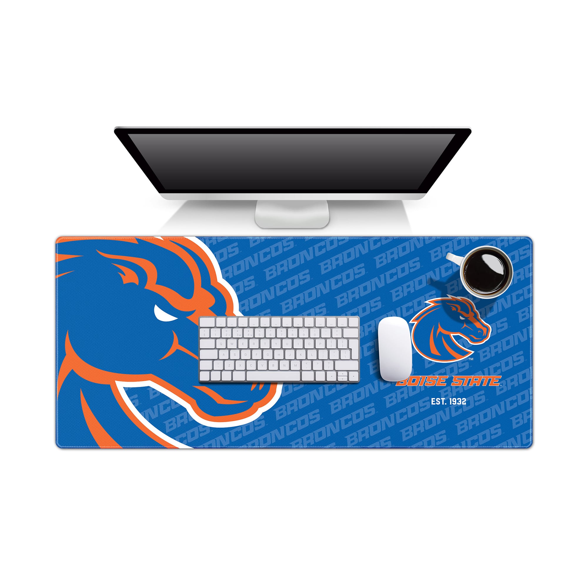 IDNA Boise State Broncos 15.7" x 35.4" Logo Series Desk Pad