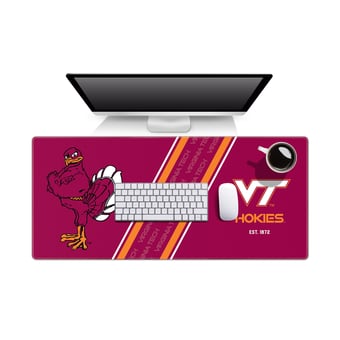 IDNA Virginia Tech Hokies 15.7" x 35.4" Logo Series Desk Pad