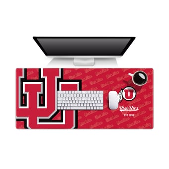 Fanpoint Utah Utes 15.7" x 35.4" Logo Series Desk Pad