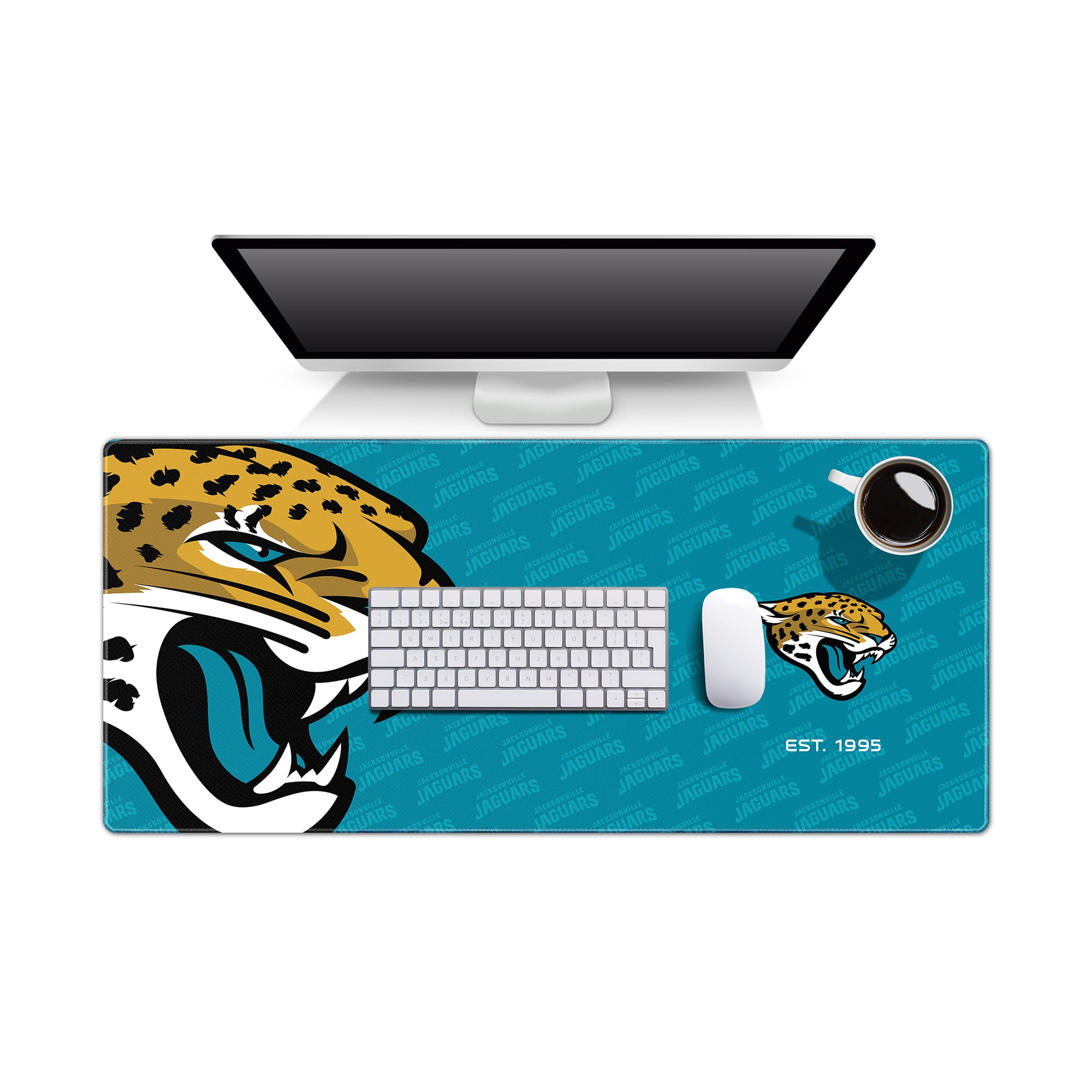 IDNA Jacksonville Jaguars 15.7" x 35.4" Logo Series Desk Pad