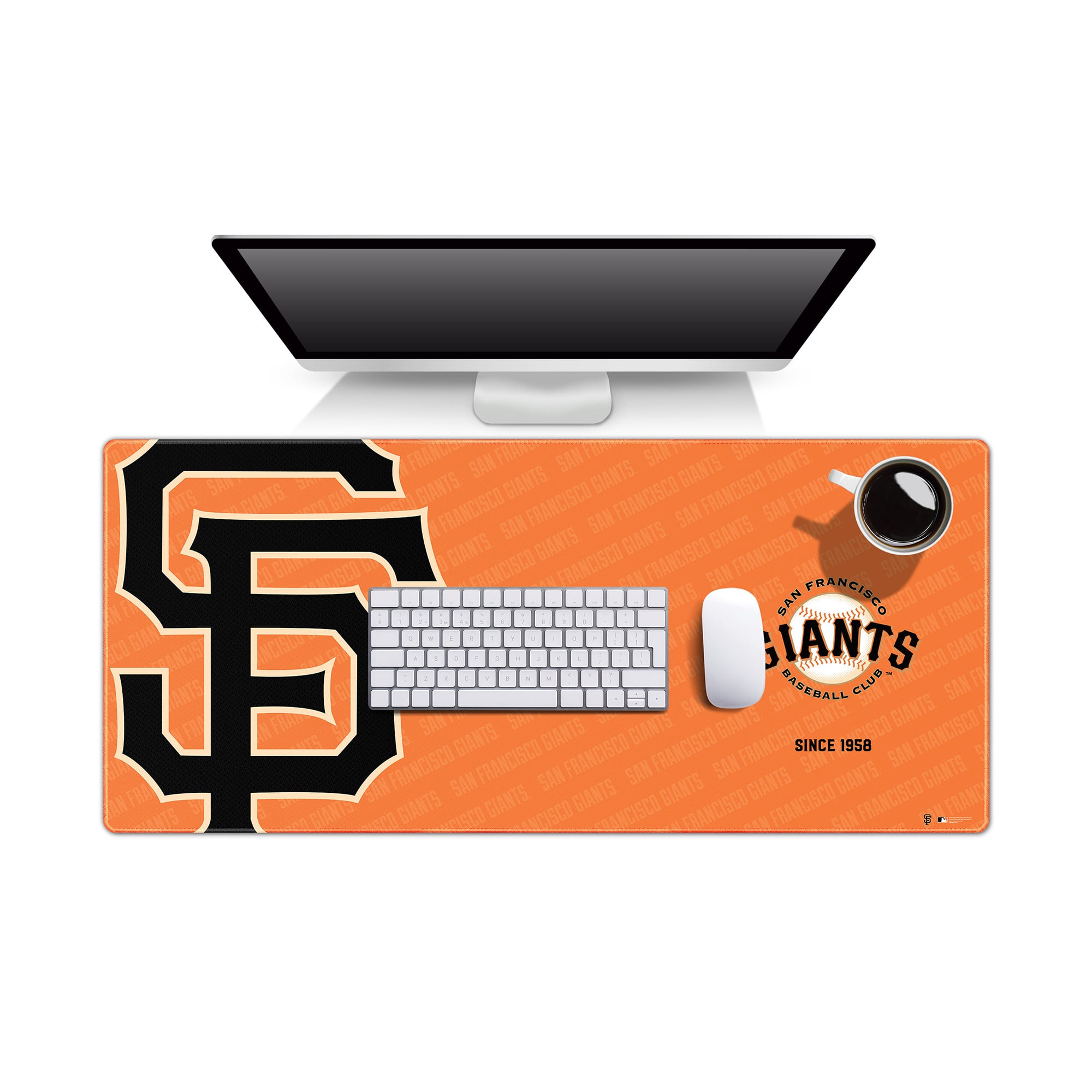 IDNA San Francisco Giants 15.7" x 35.4" Logo Series Desk Pad
