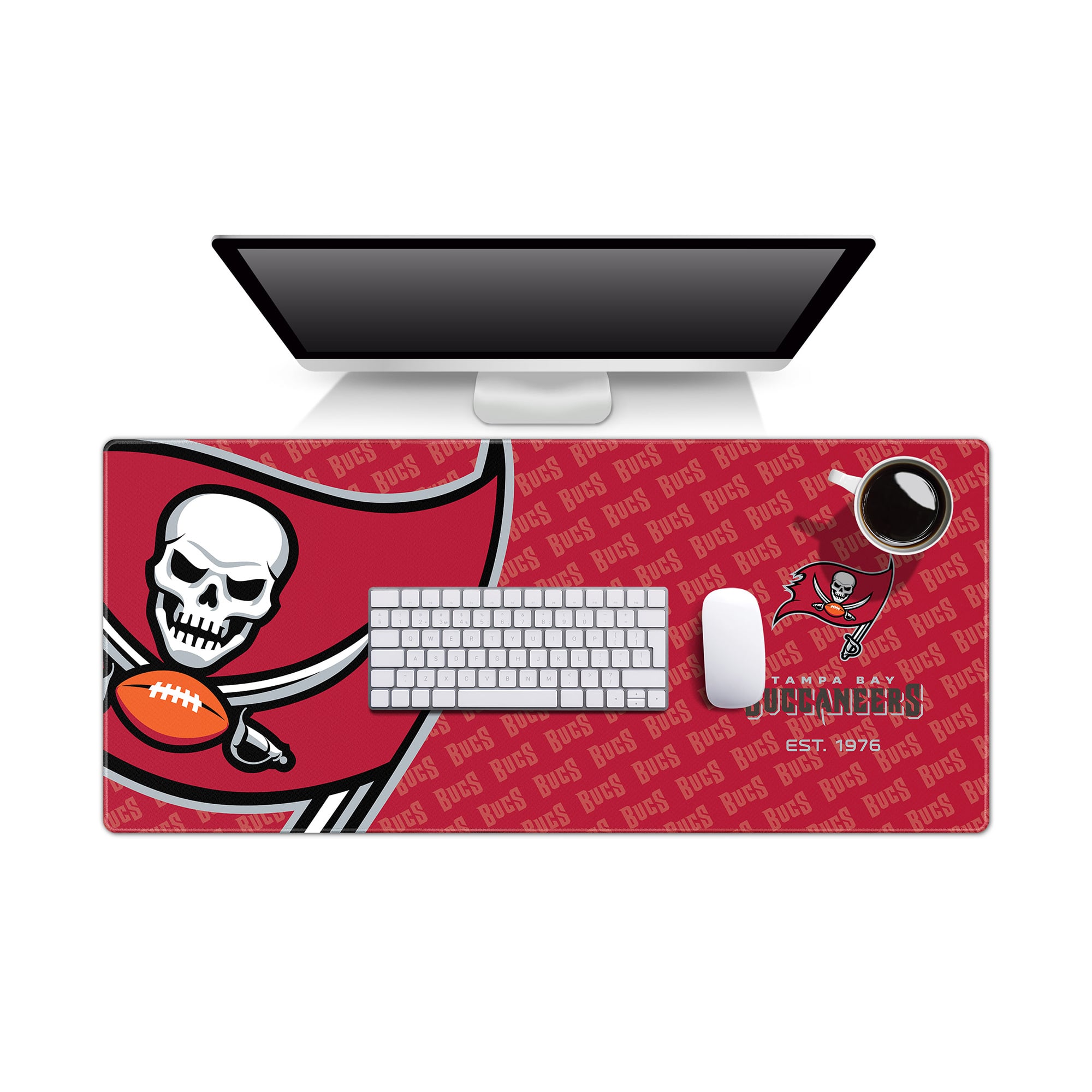 IDNA Tampa Bay Buccaneers 15.7" x 35.4" Logo Series Desk Pad