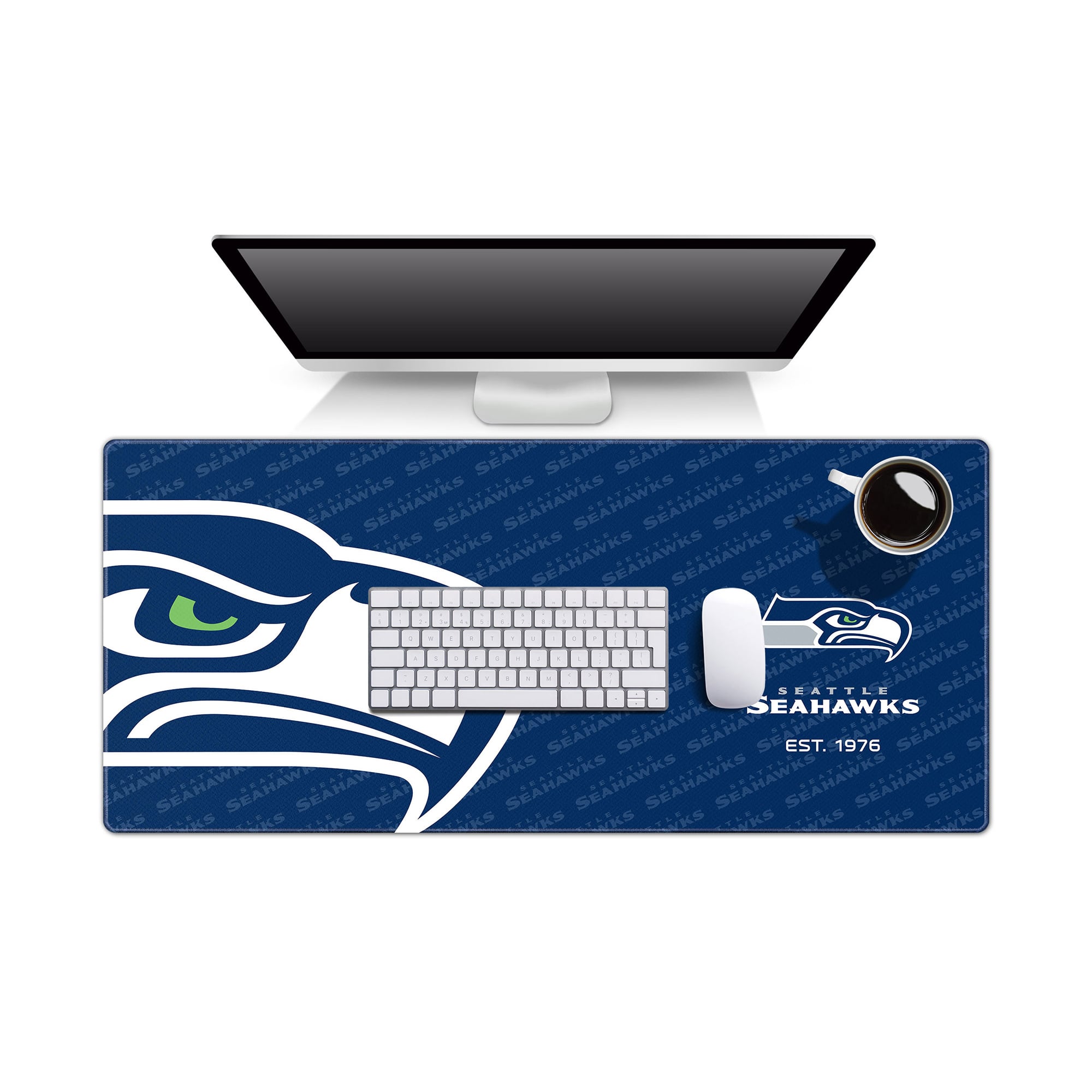 IDNA Seattle Seahawks 15.7" x 35.4" Logo Series Desk Pad