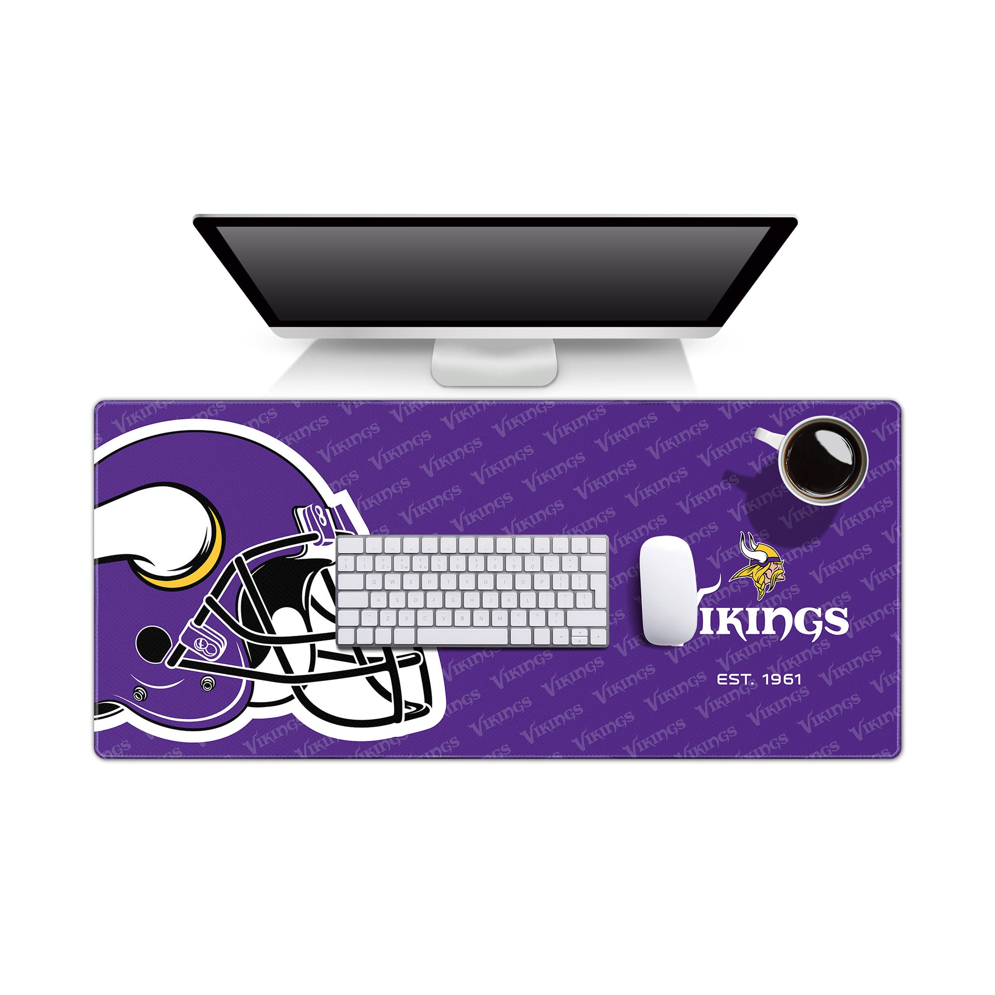 IDNA Minnesota Vikings 15.7" x 35.4" Logo Series Desk Pad