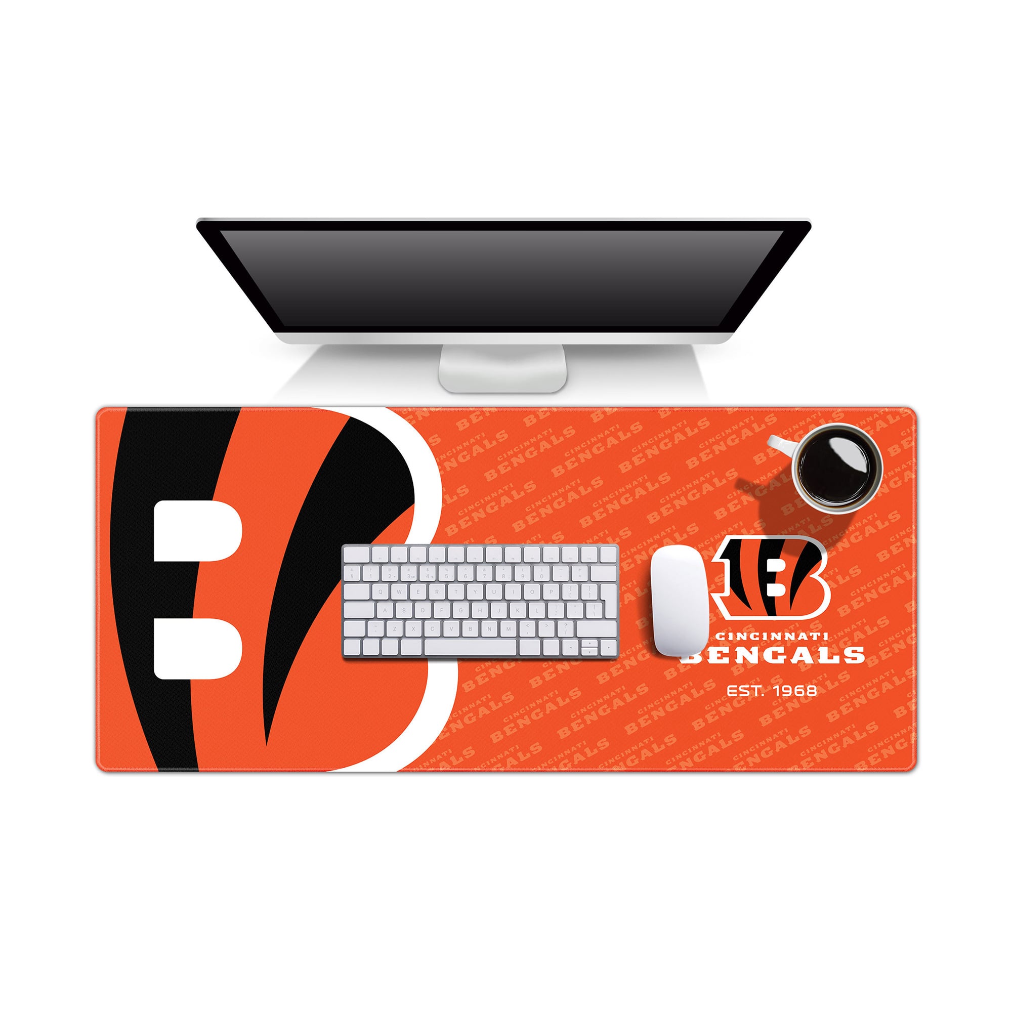 IDNA Cincinnati Bengals 15.7" x 35.4" Logo Series Desk Pad