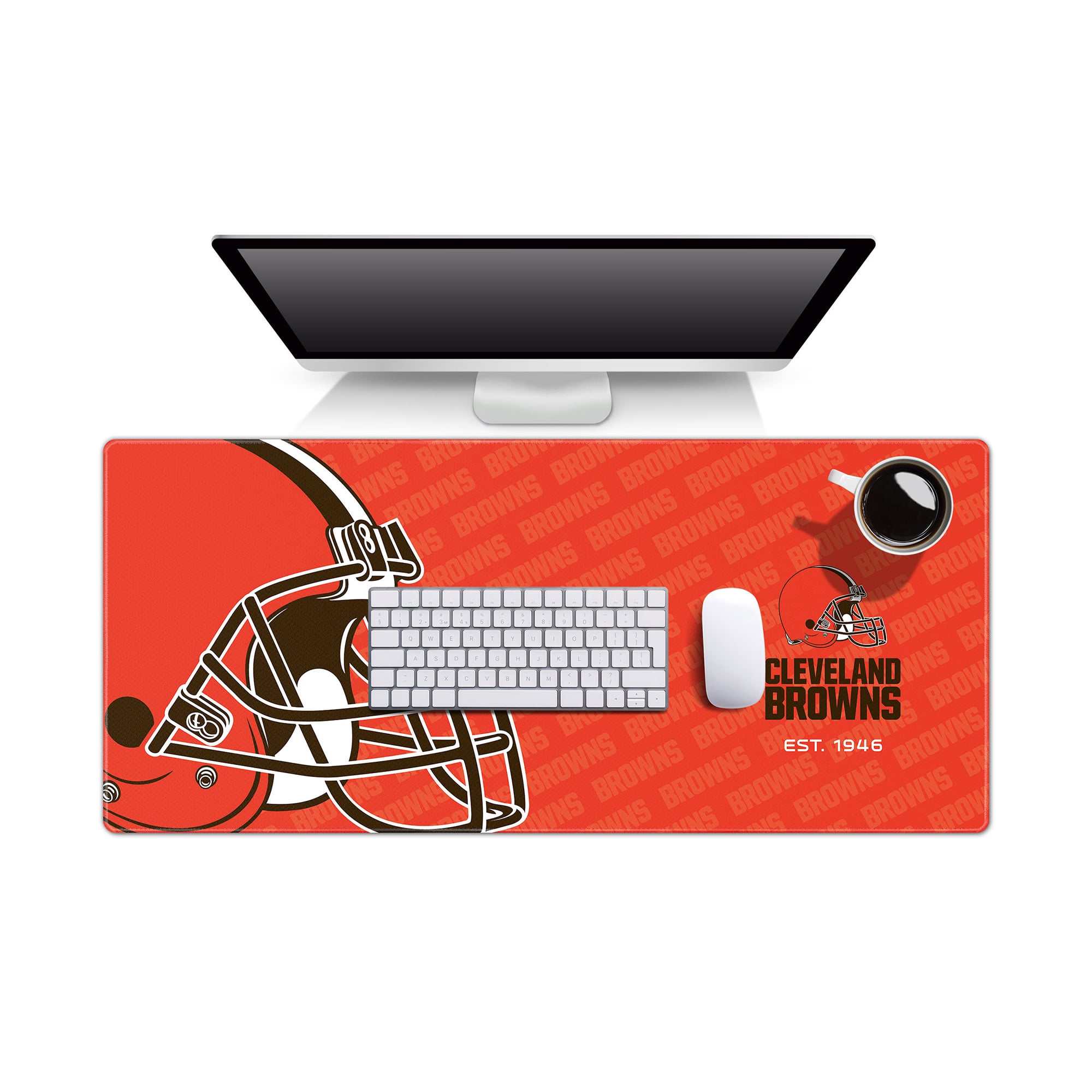 IDNA Cleveland Browns 15.7" x 35.4" Logo Series Desk Pad