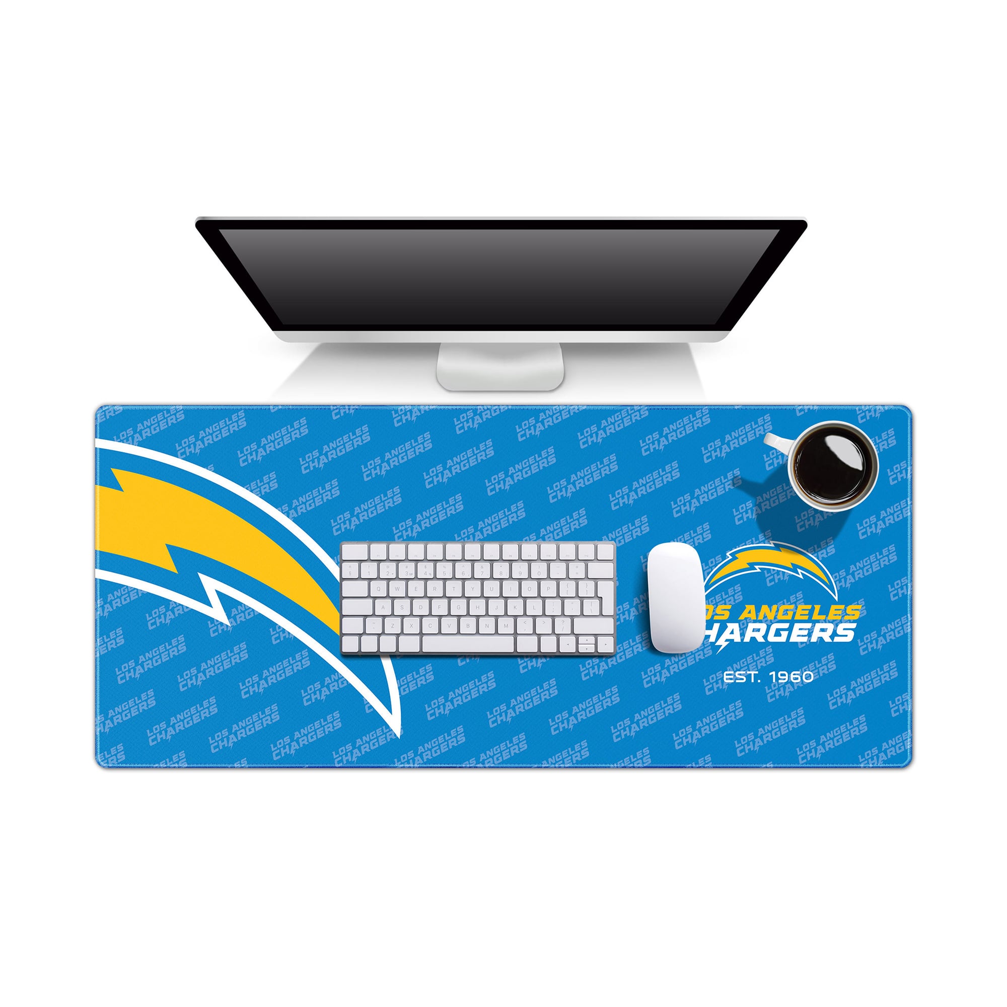 IDNA Los Angeles Chargers 15.7" x 35.4" Logo Series Desk Pad